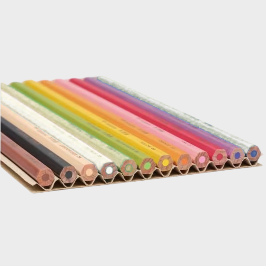 Tombow | Colored Pencils | Kimonogatari Series | Hexagonal Shaft | Pack of 12 | CQ-KS12C