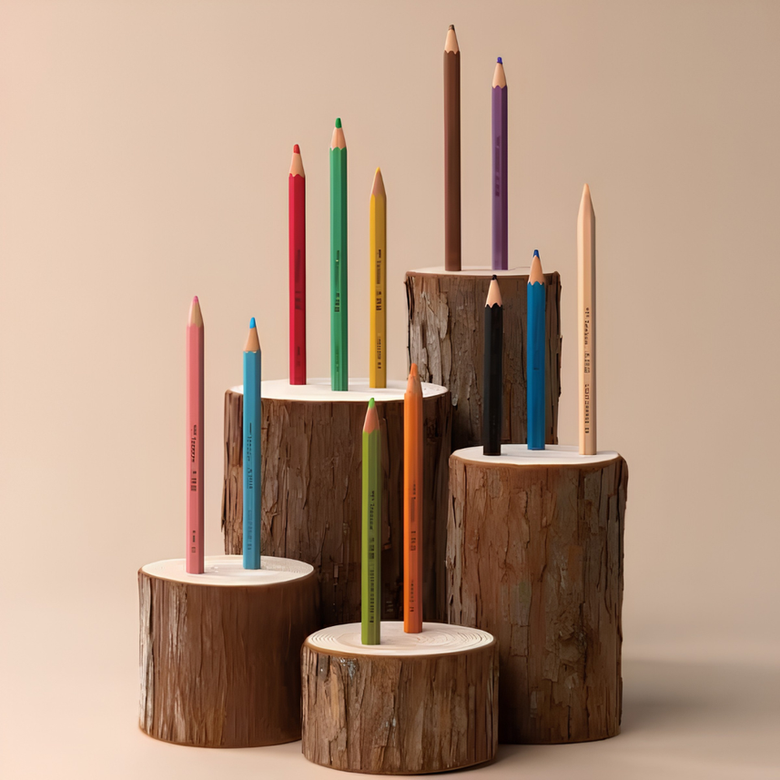 Tombow | Colored Pencils | Kimonogatari Series | Hexagonal Shaft | Pack of 12 | CQ-KS12C