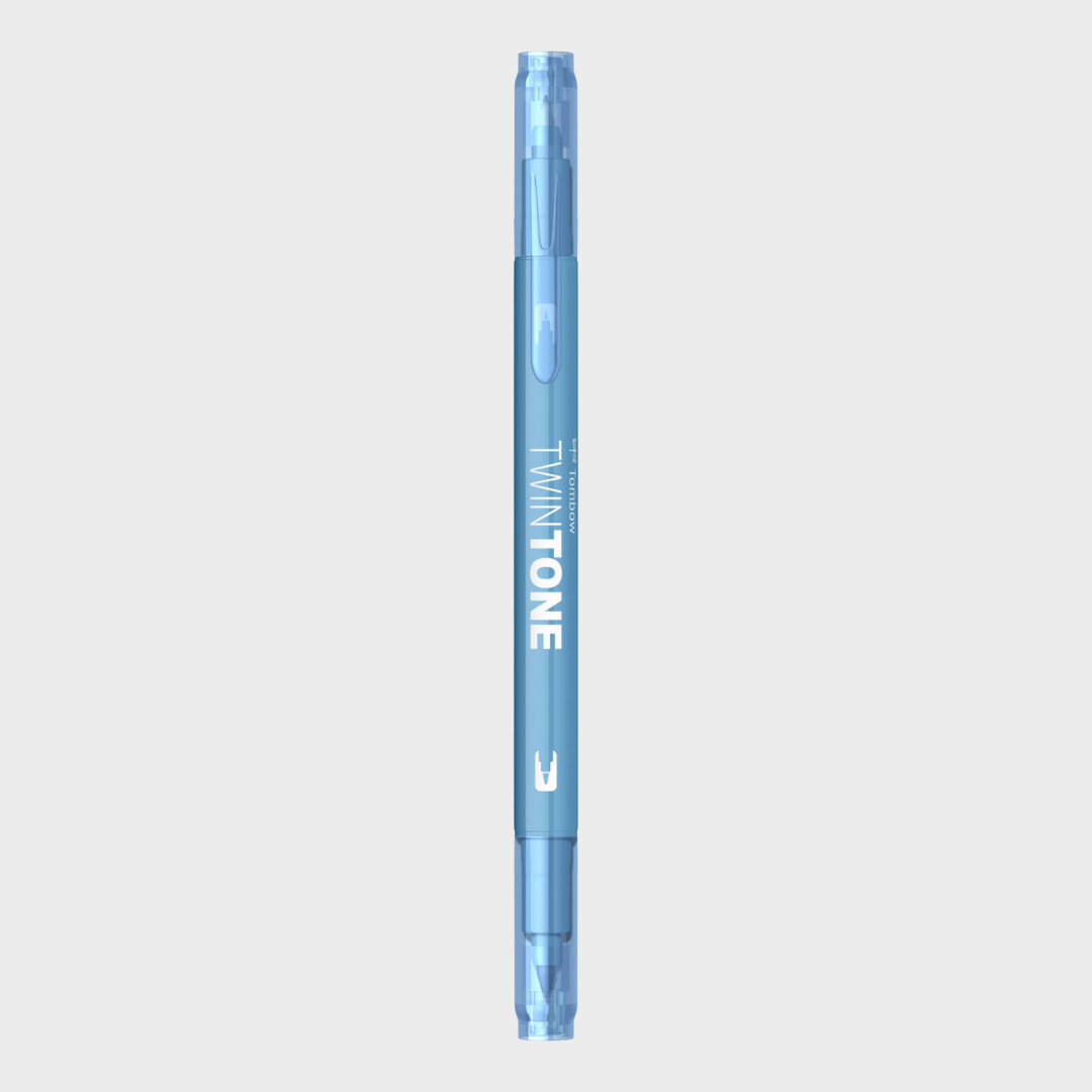 Tombow | Sign Pen with Marker | 0.3mm & 0.8mm | Play Color K | Water-based | Blue Series