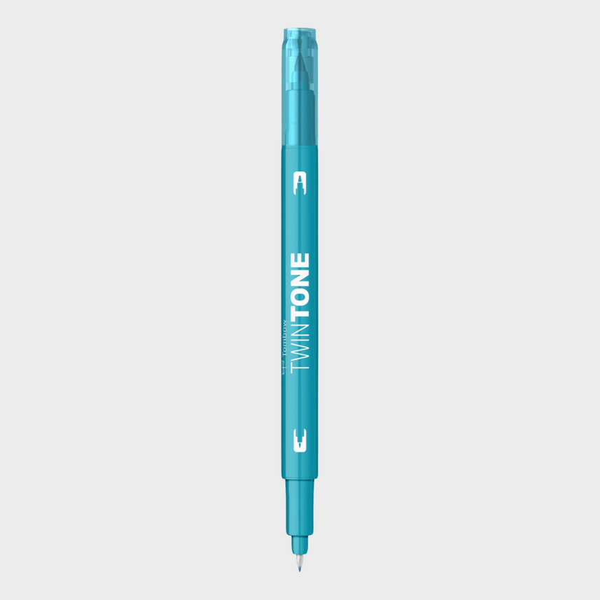 Tombow | Sign Pen with Marker | 0.3mm & 0.8mm | Play Color K | Water-based | Blue Series