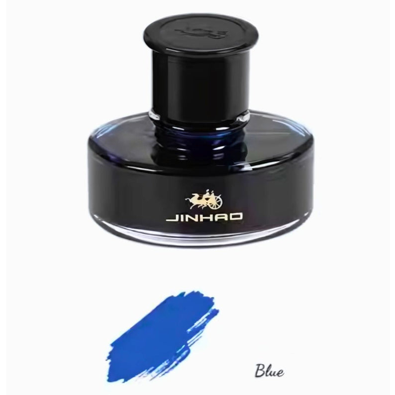 Jinhao 50ml Blue Ink Bottle – Smooth & Permanent Ink for Fountain Pens, Dip Pens & Brush Pens