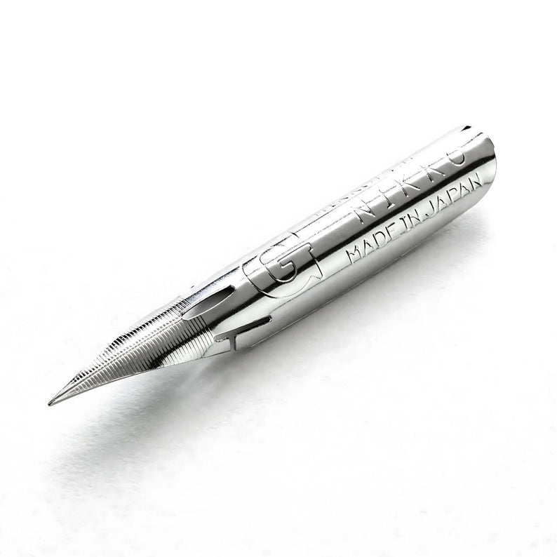 Nikko G Pen Nib – Japanese Calligraphy & Manga Drawing Nib, Copperplate & Spencerian, Medium Flex