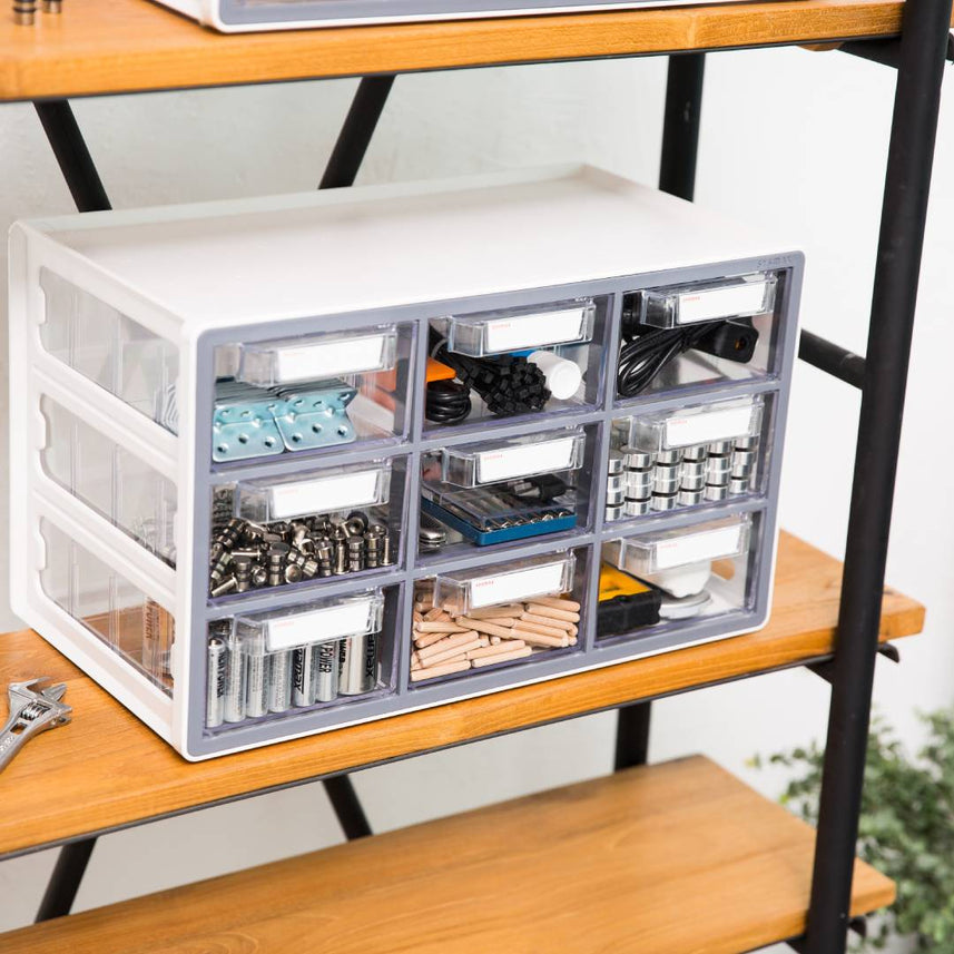 Sysmax Up System Multi Utility Storage Box 9 Drawers - Yellow