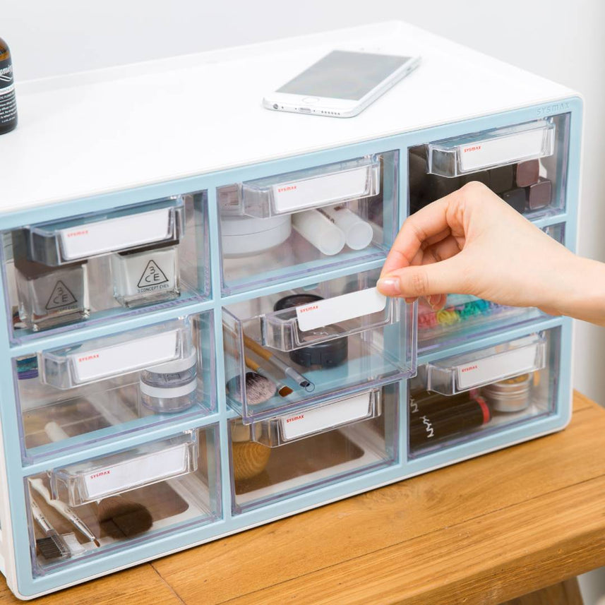 Sysmax | Multi Utility  Storage Box | 9 Drawers | Organizer | Yellow | Up System | For Office & Home