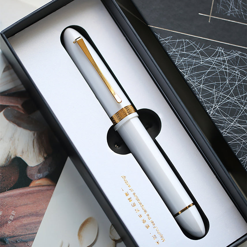 Moonman V60 Triangular Piston Rollerball Pen – Ergonomic Fine Writing Instrument with Resin Body & Gift Box