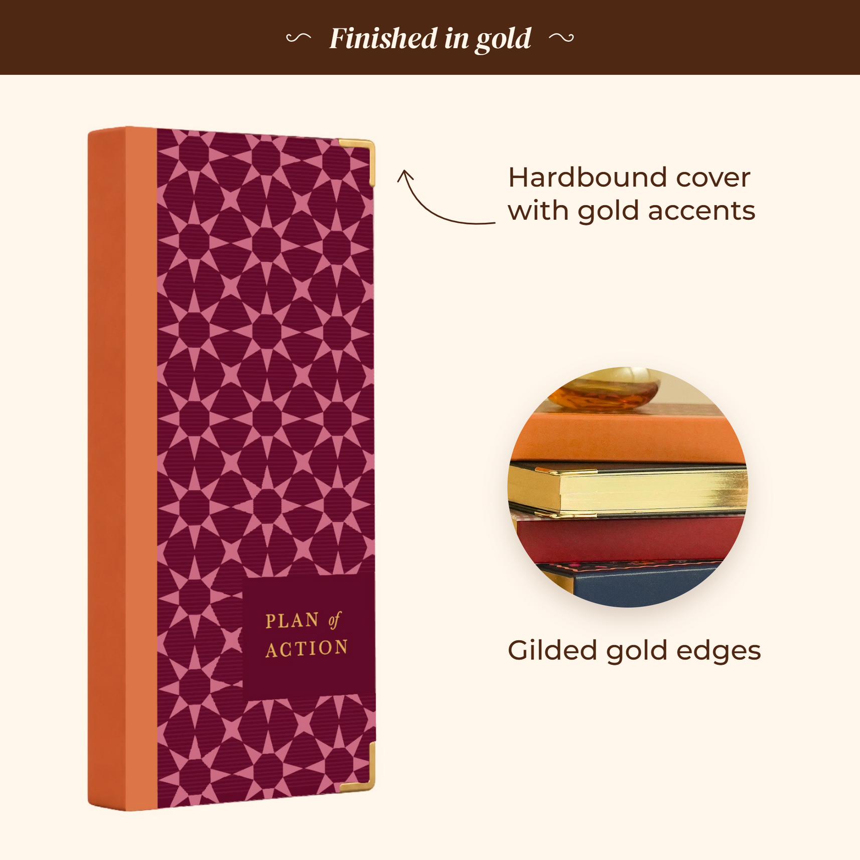 7mm Between The Lines Weekly Planner Pocket, Undated, 120 Pages- Berry Crush