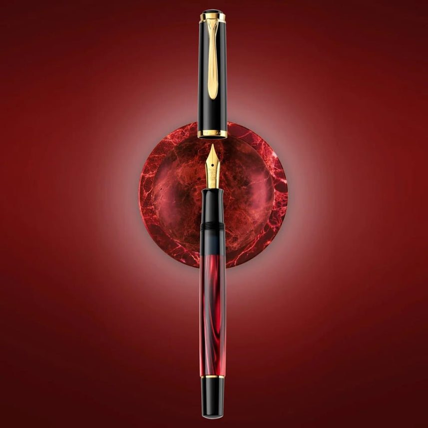 Pelikan M200 Special Edition Fountain Pen – Red Marbled