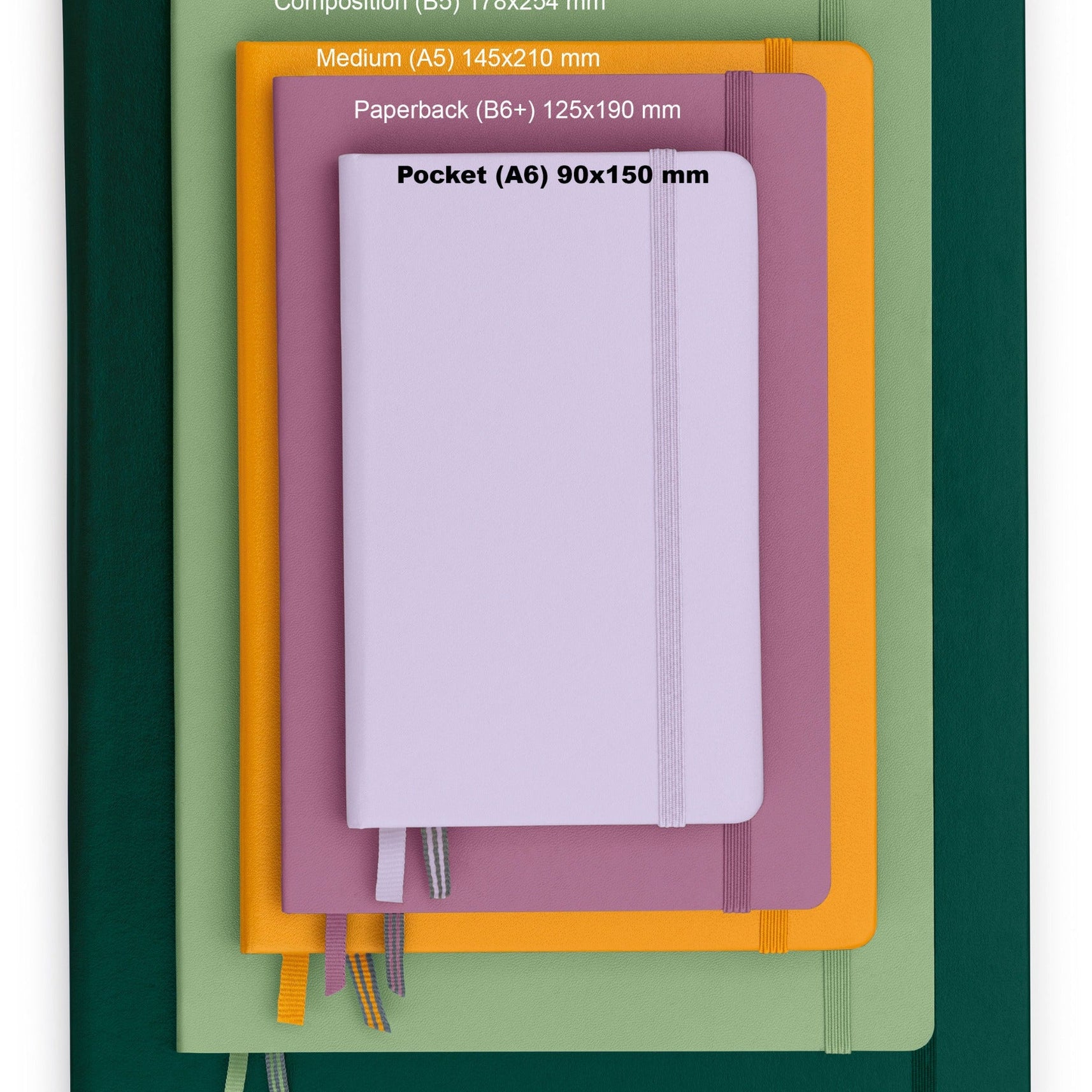 LEUCHTTURM1917 Hardcover Notebook Pocket (A6), Dotted, 187 Pages - Black