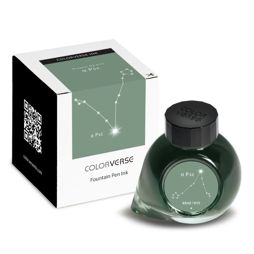 Colorverse Fountain Pen Ink | Green | Project Ink | α Psc- 65ml.