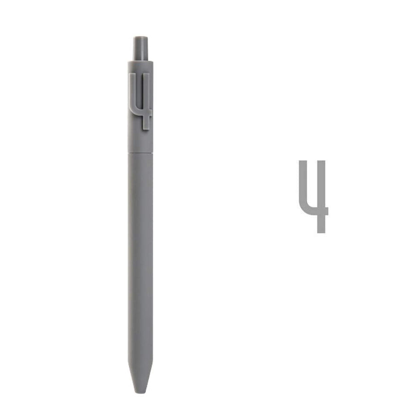 Alpha Gel Pen 0.5mm Black Ink - INDOFUTURE - Alpha-4 - Gel Pens