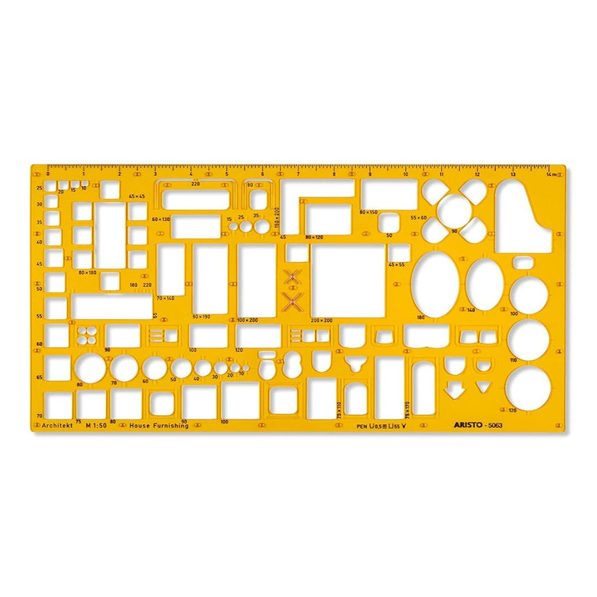 Aristo | Architecture Furniture | 1:50 Scale Furniture Layouts | Ink Nozzles