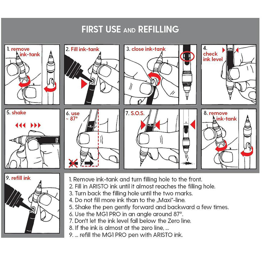 Aristo | Drawing Ink | 23ml | Blue