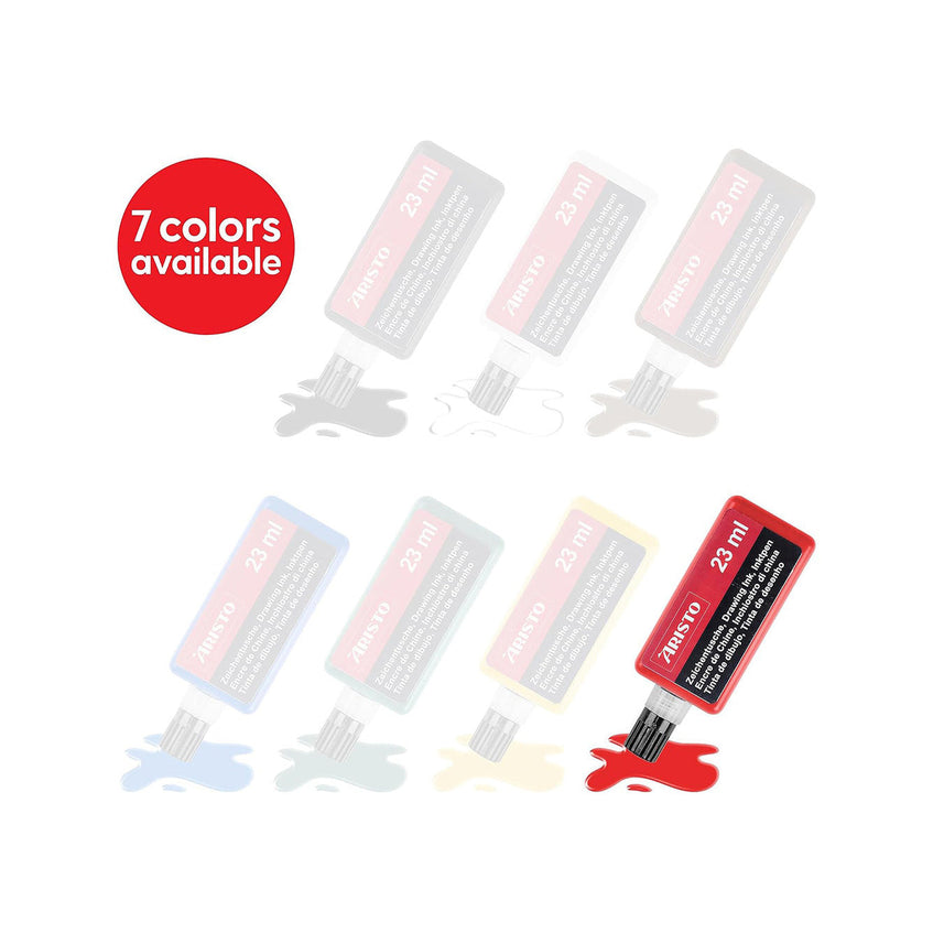 Aristo | Drawing Ink | 23ml | Red