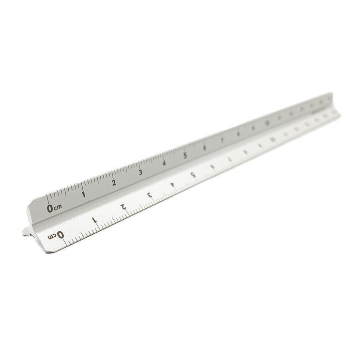 Kyoei Orions | Ruler | Kiwami LR All Aluminum 3-Sided Ruler | 16cm