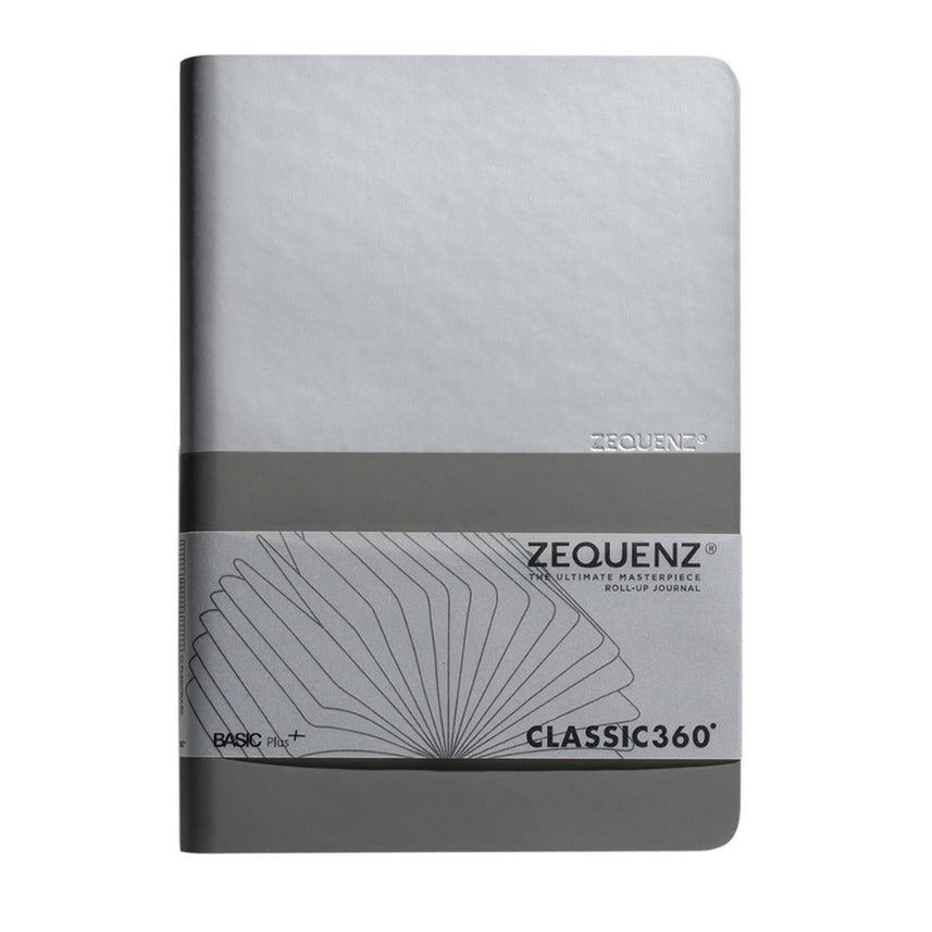 Zequenz | Basic Plus+ | A5 Silver Grey | Squared - Blank