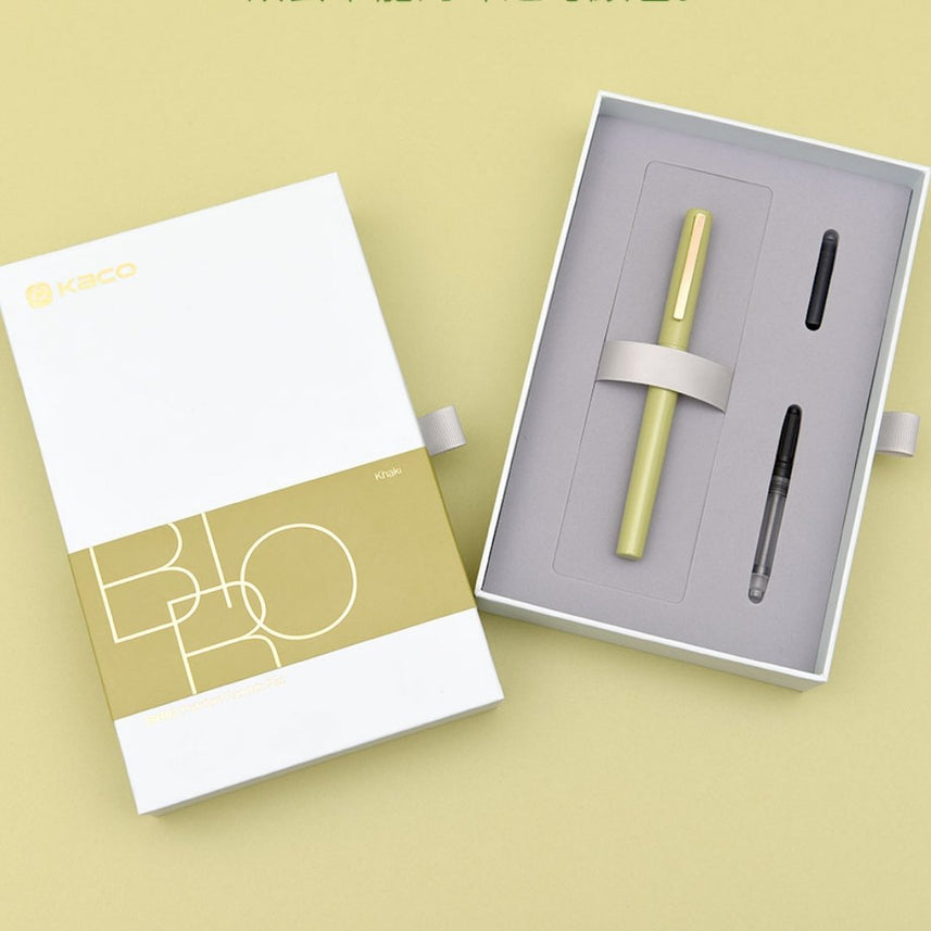 Brio Fountain Pen Set - INDOFUTURE - Kaco-Brio-Khaki - Fountain Pen