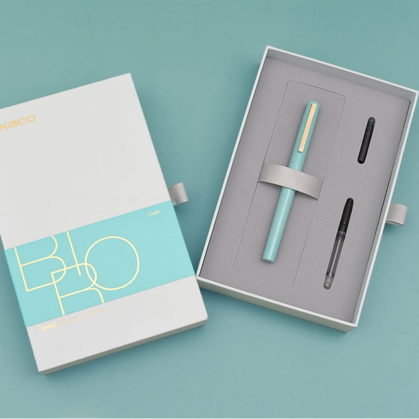 Brio Fountain Pen Set - INDOFUTURE - Kaco-Brio-Green - Fountain Pen