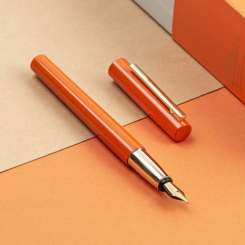 Brio Fountain Pen Set - INDOFUTURE - BU00030013 Orange - Fountain Pen