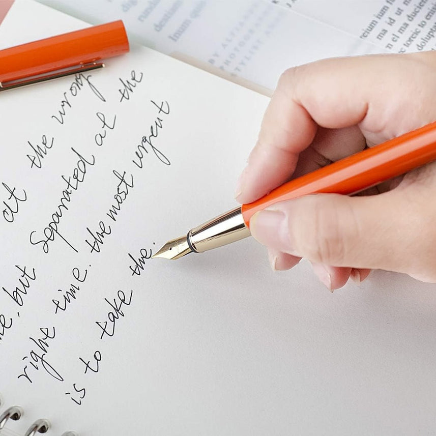 Brio Fountain Pen Set - INDOFUTURE - BU00030013 Orange - Fountain Pen