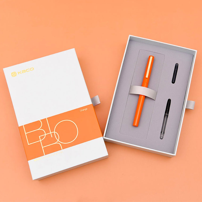 Brio Fountain Pen Set - INDOFUTURE - BU00030013 Orange - Fountain Pen