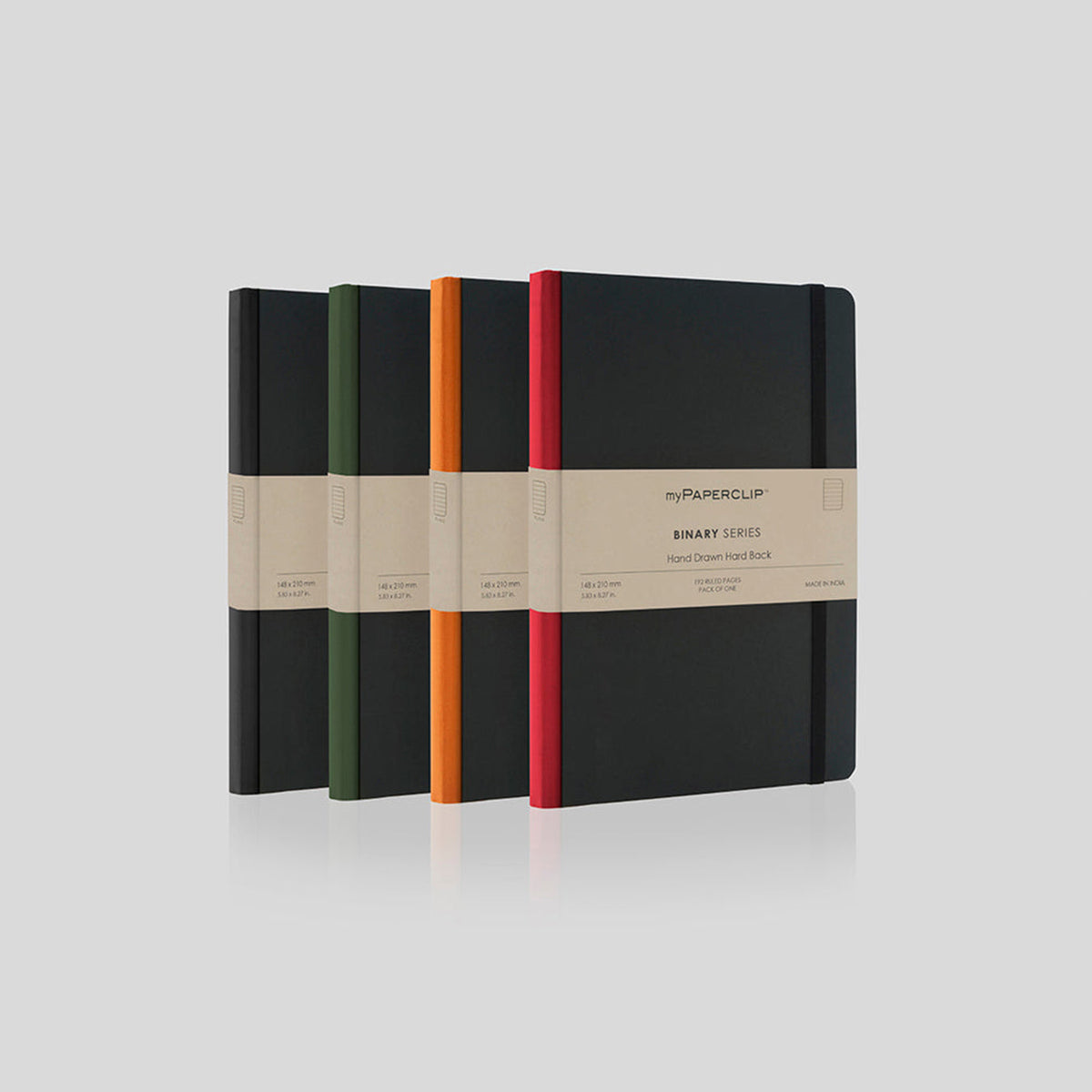BSH192A5 - Black with colour spine