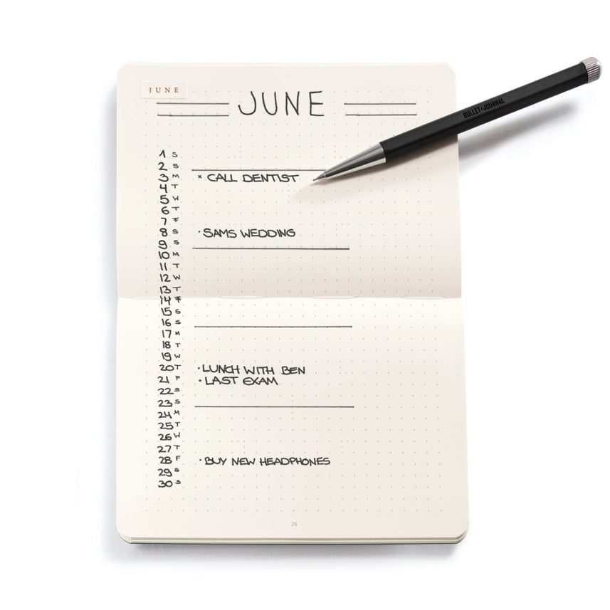 LEUCHTTURM1917 Bullet Journal Notebook Pocket (A6), Dotted, 46 Pages, Pack of 3 - Yellow