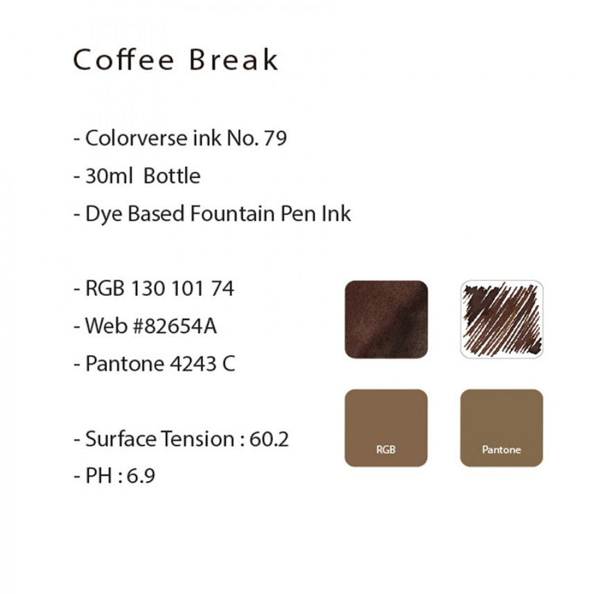 Colorverse | Joy | Ink Bottle | Ordinary Earth Edition | Coffee Break | 30ml - penpencilink