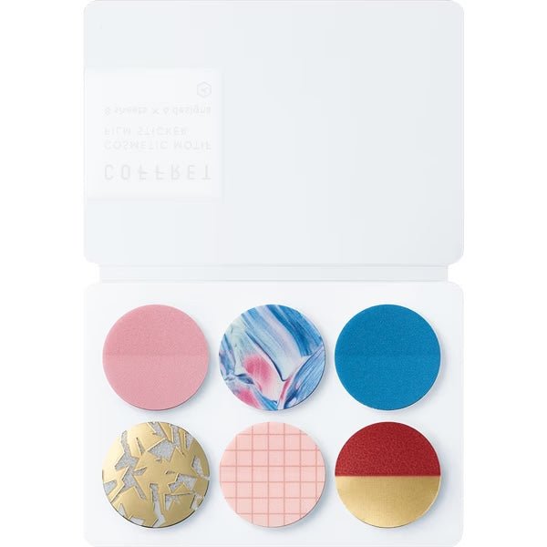 COFFRET Cosmetic Motif Film Stickers Circle / KING JIM