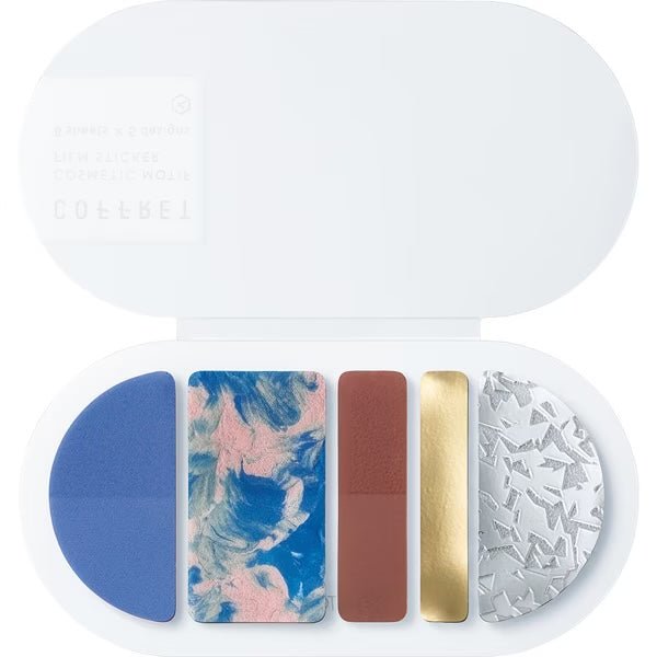 COFFRET Cosmetic Motif Film Stickers Round / KING JIM