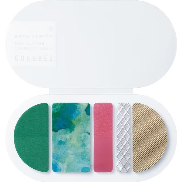 COFFRET Cosmetic Motif Film Stickers Round / KING JIM
