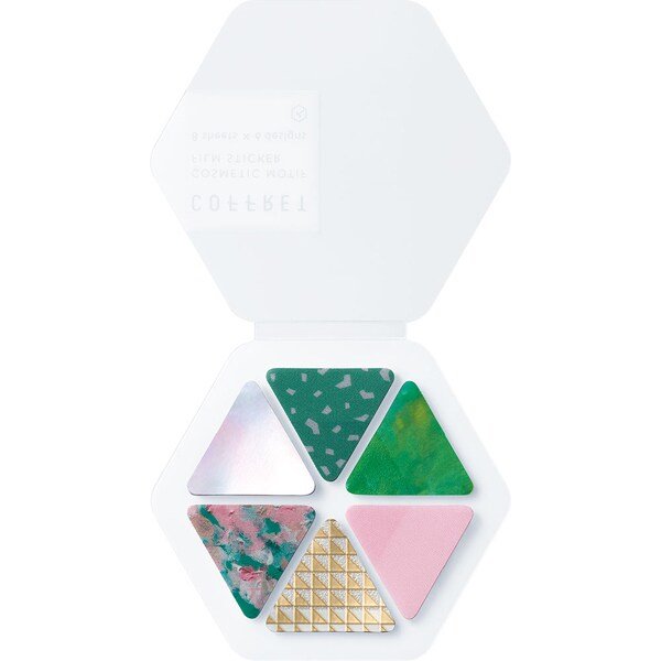 COFFRET Cosmetic Motif Film Stickers Triangle / KING JIM