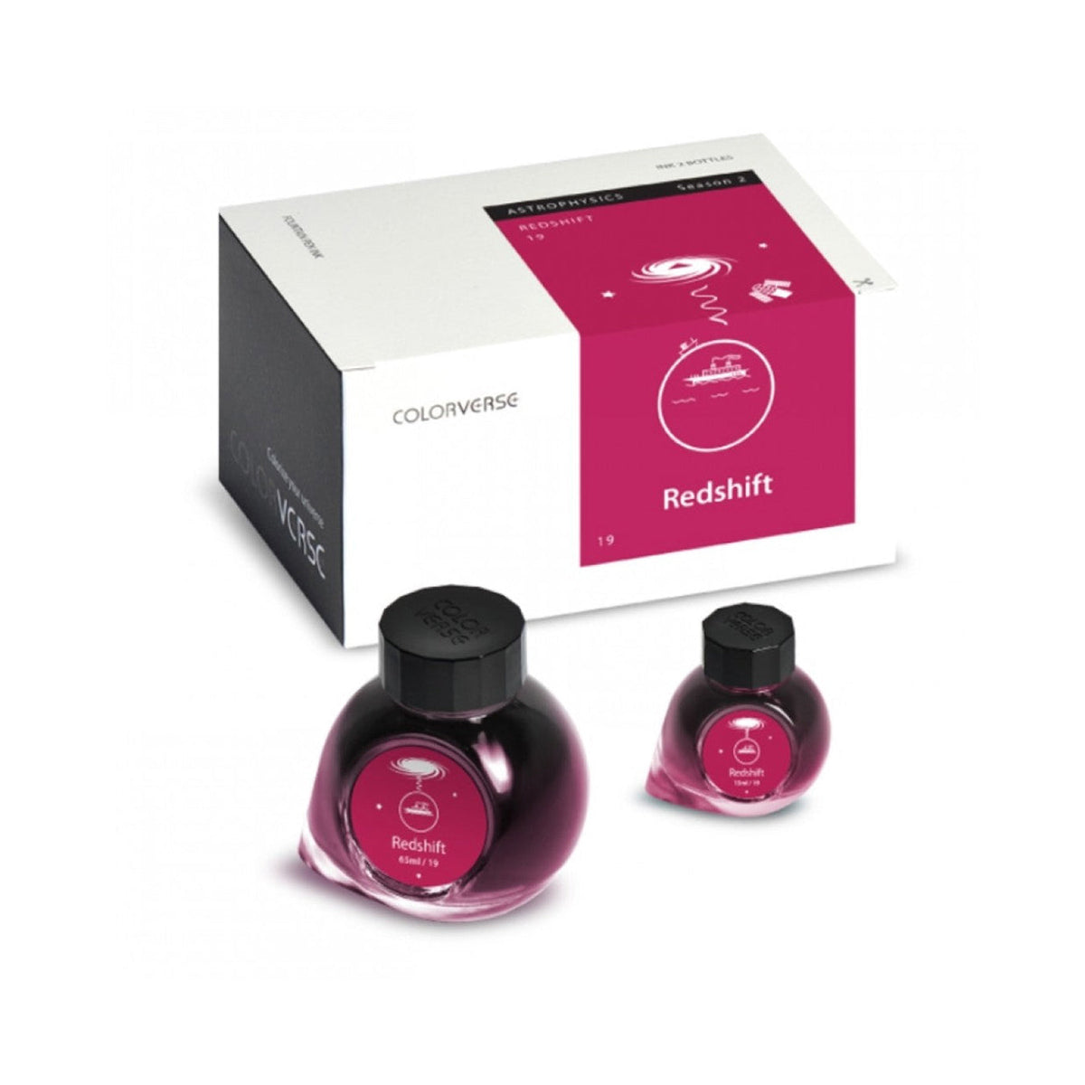 Colorverse Astrophysics Series Redshift Fountain Pen Ink – 65ml & 15ml Set