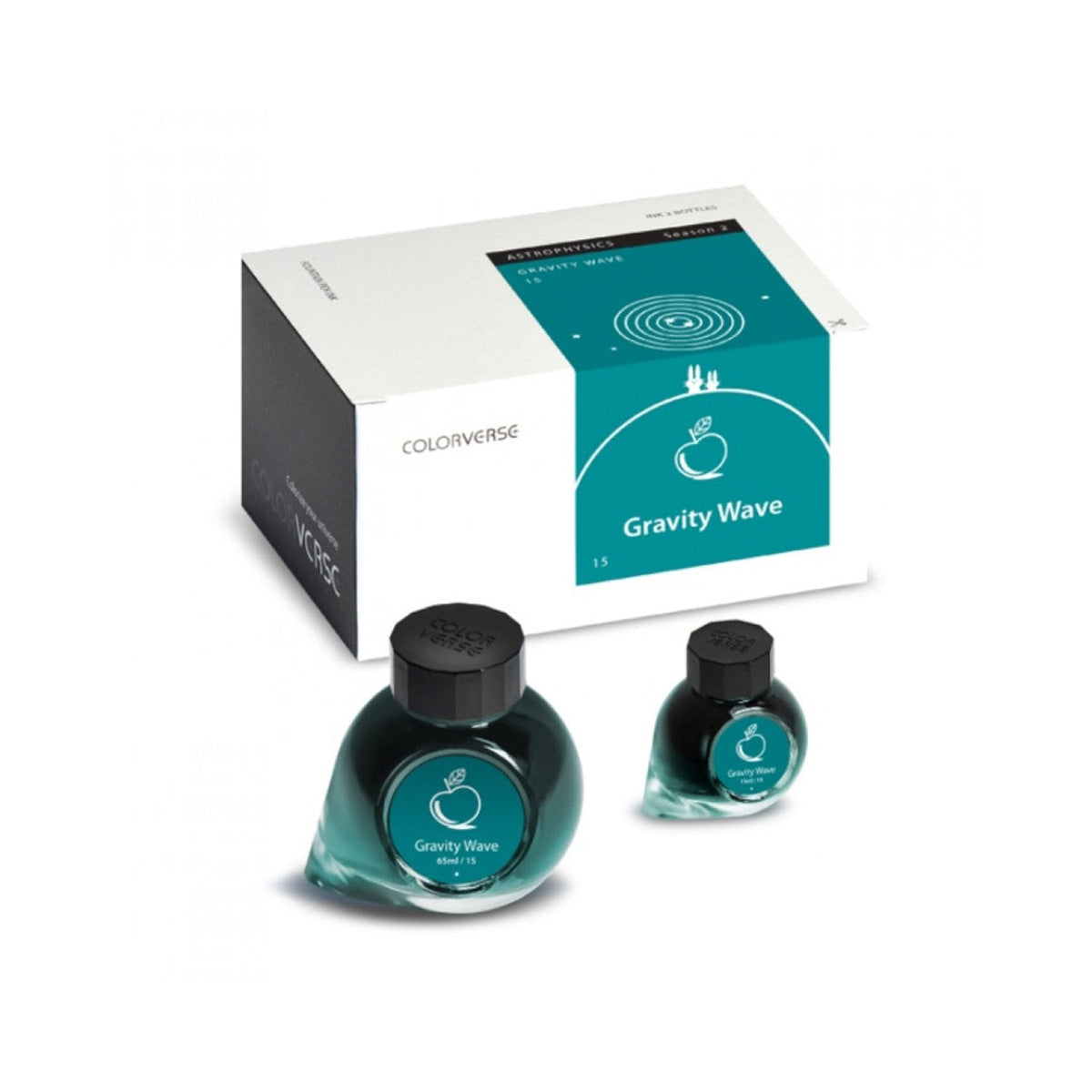 Colorverse Astrophysics Series Gravity Wave Fountain Pen Ink – 65ml & 15ml Set