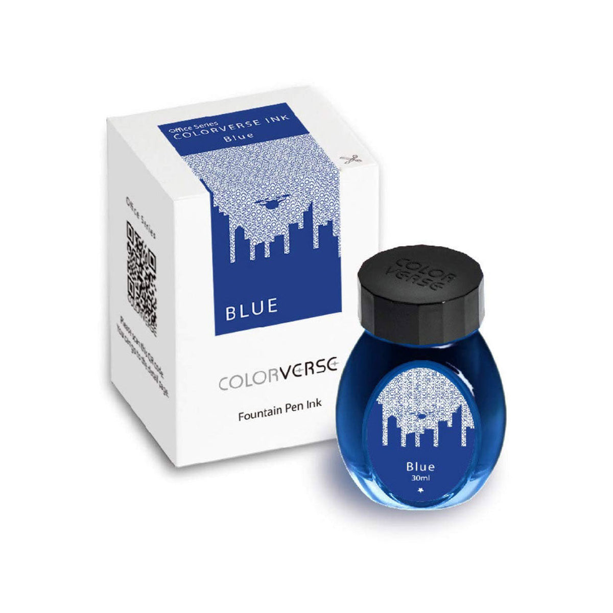 Colorverse Blue | Fountain Pen Ink Bottle | 30ml | Dye Based | Office Series
