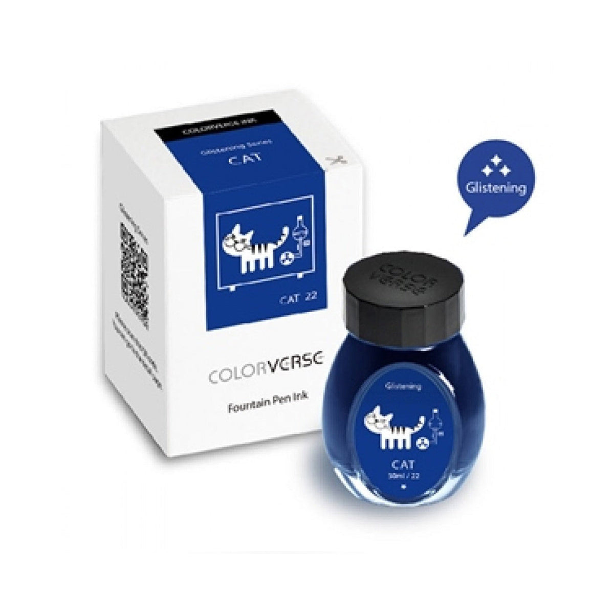 Colorverse Glistening Series Multiverse Cat Fountain Pen Ink – 30ml