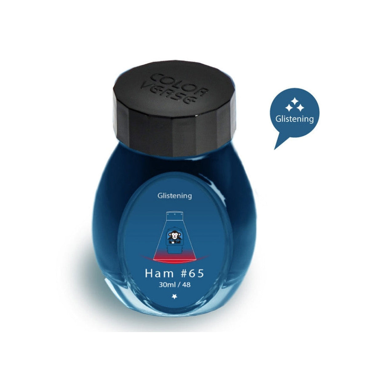 Colorverse Glistening Series Trailblazer In Space HAM 65 Fountain Pen Ink – 30ml