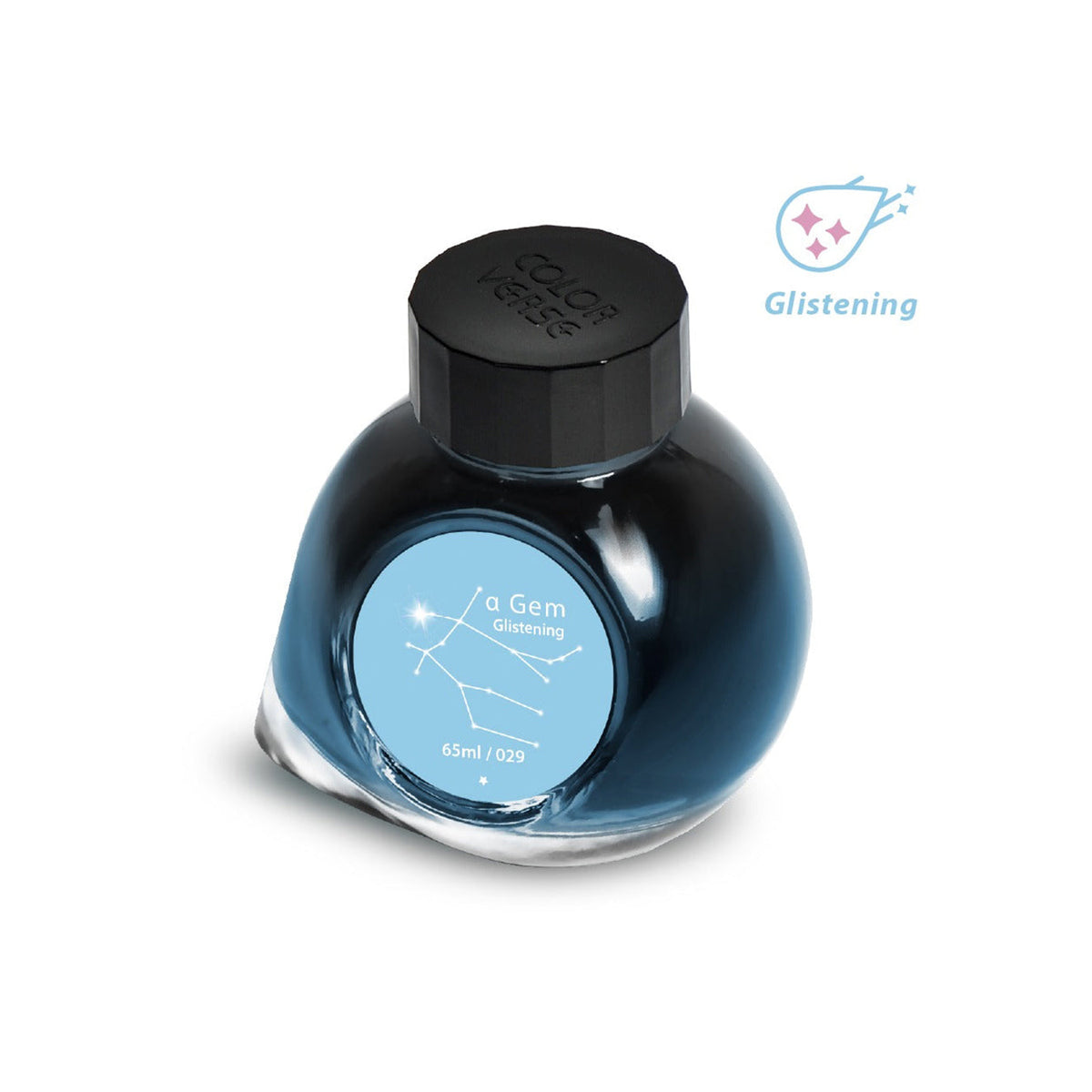 Colorverse Project Ink Alpha Gem Glistening Fountain Pen Ink – 65ml