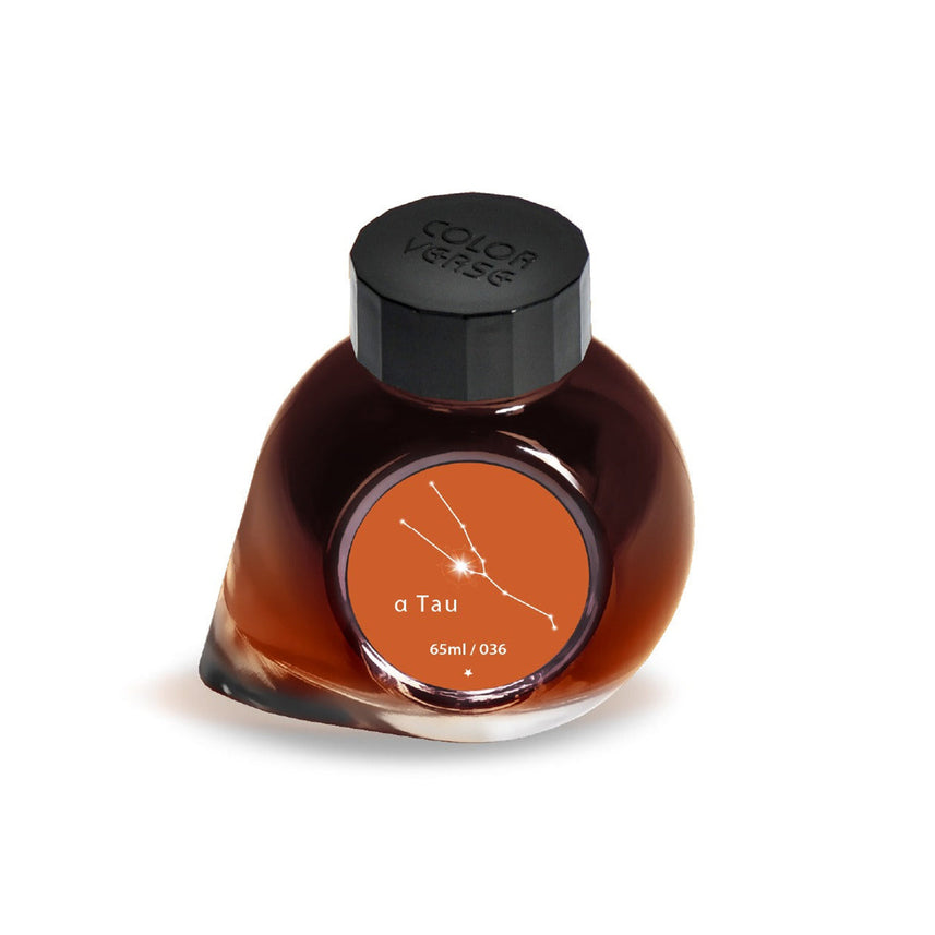Colorverse Fountain Pen Ink | Orange | Project Ink | α Tau- 65ml