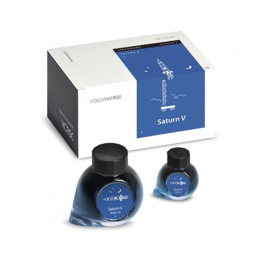 Colorverse Spaceward Series Saturn V Fountain Pen Ink – 65ml & 15ml Set