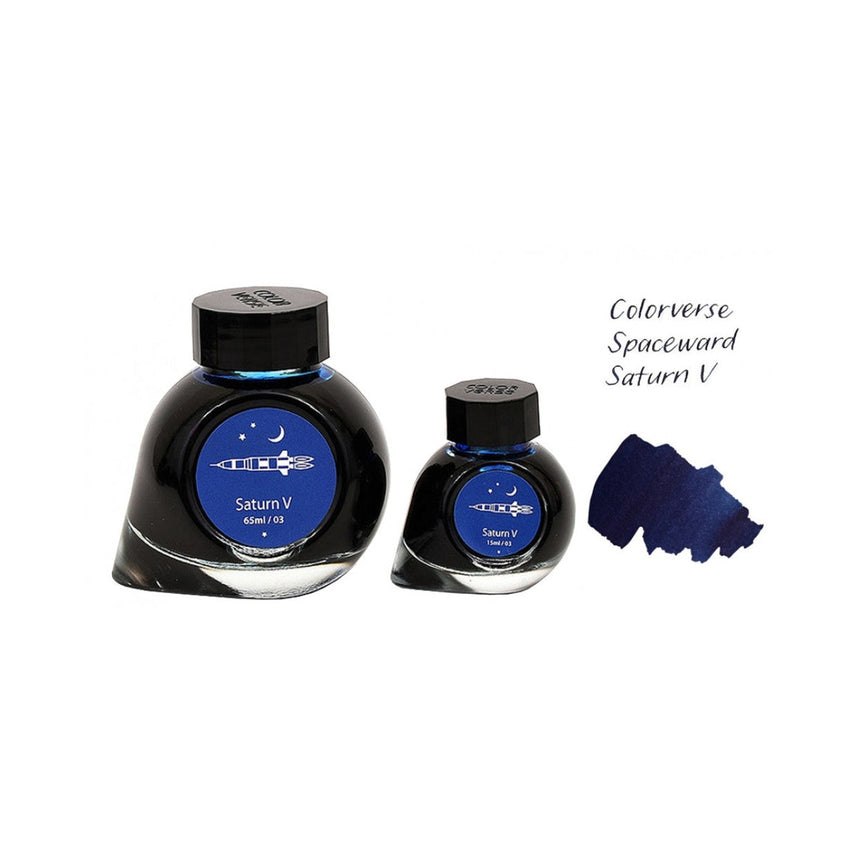 Colorverse Spaceward Series Saturn V Fountain Pen Ink – 65ml & 15ml Set