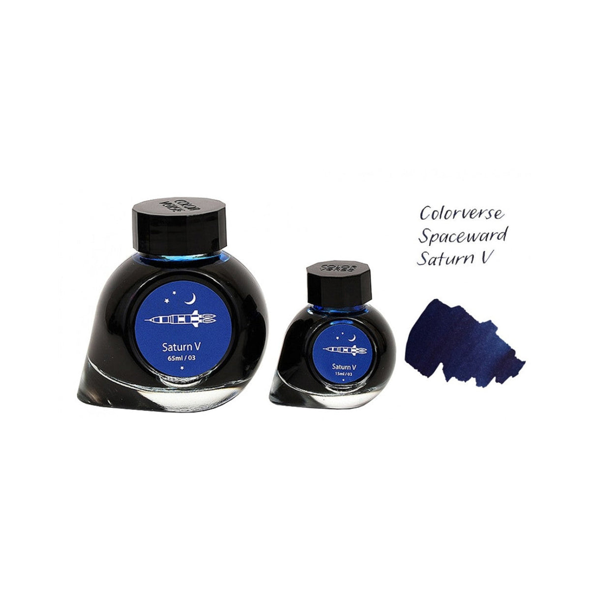 Colorverse Spaceward Series Saturn V Fountain Pen Ink – 65ml & 15ml Set