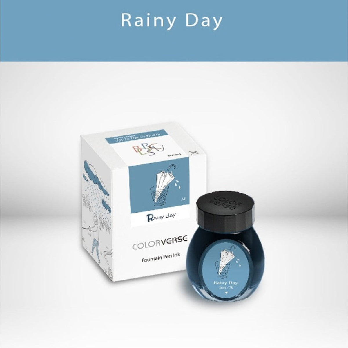 Colorverse Joy In The Ordinary Rainy Day Fountain Pen Ink – 30ml