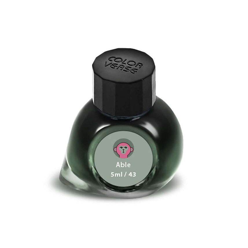 Colorverse Mini | Gray | Fountain Pen Bottled Ink | 5ml | Able