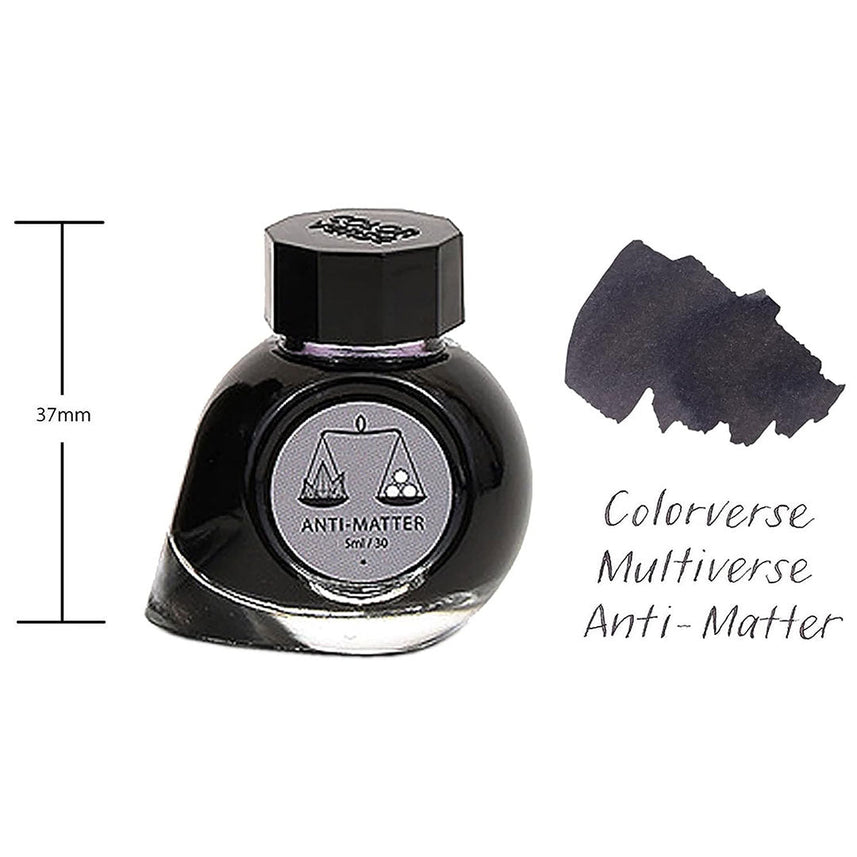 Colorverse Mini |  Gray | Fountain Pen Bottled Ink | 5ml | Anti-Matter