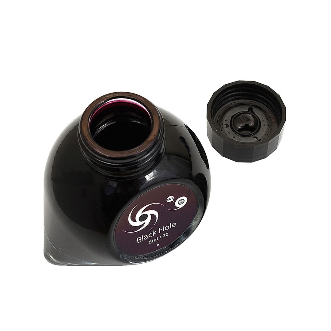 Colorverse Mini |  Black | Fountain Pen Bottled Ink | 5ml | Black Hole