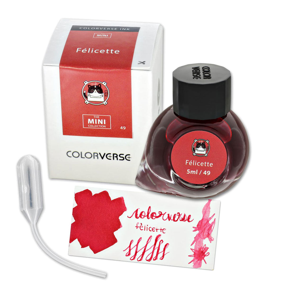 Colorverse Mini | 5ml | Felicette | Red | Fountain Pen Ink