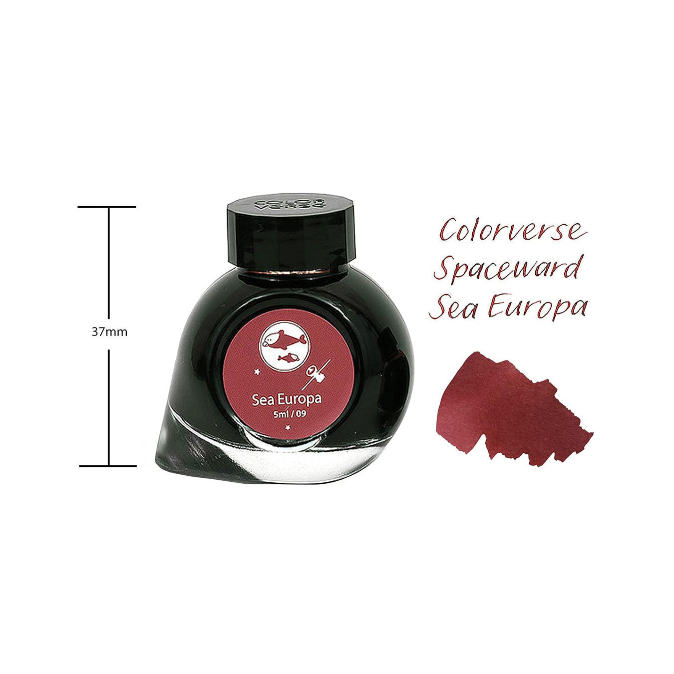 Colorverse Mini | 5ml | Sea Europa | Red | Fountain Pen Ink