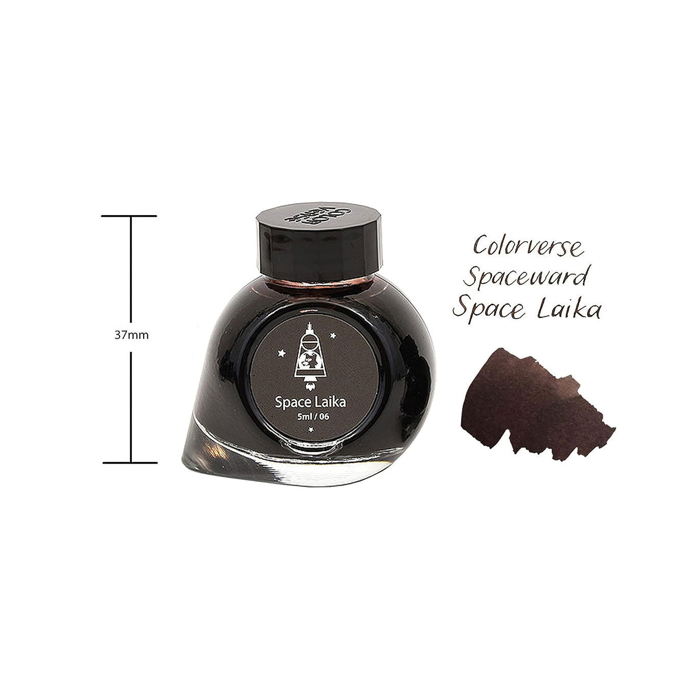Colorverse Mini | 5ml | Space Laika  | Dark Brown | Fountain Pen Ink