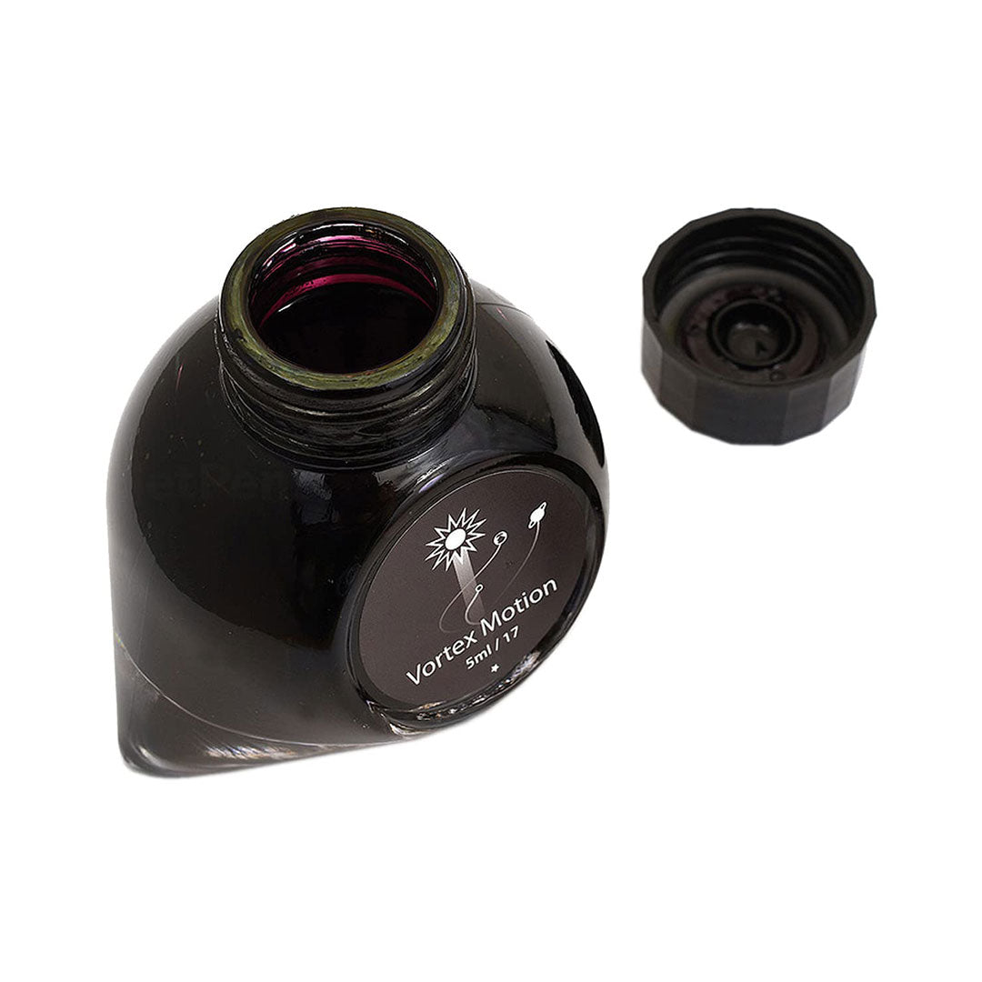 Colorverse Mini | Black | Fountain Pen Bottled Ink | 5ml | Vortex Motion