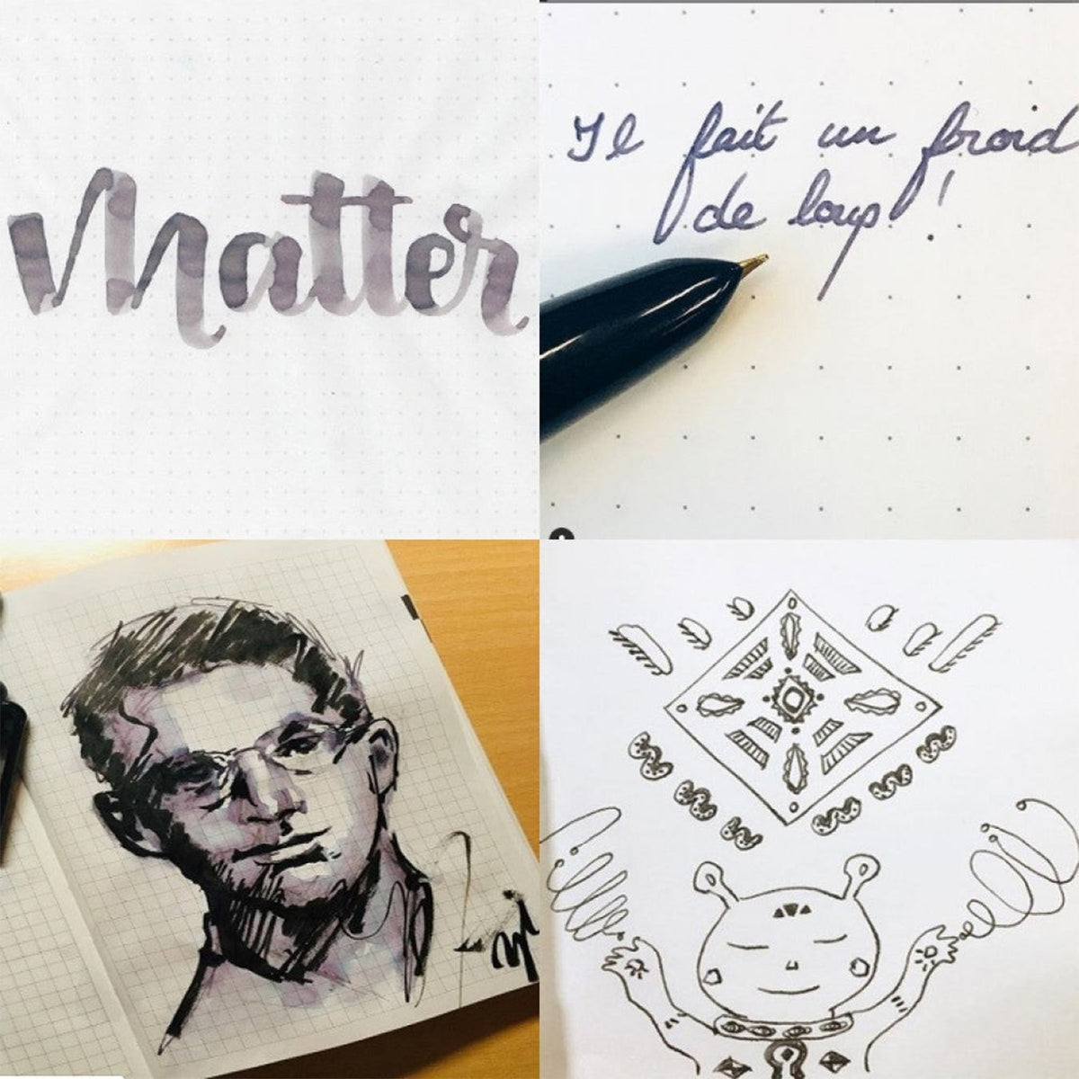 Colorverse Multiverse Series Matter & Anti-Matter Fountain Pen Ink – 65ml & 15ml Set